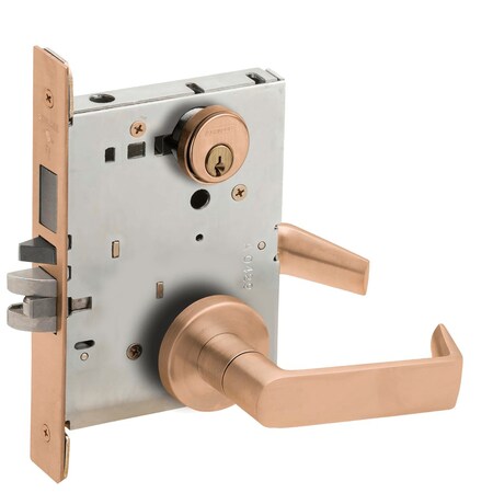Schlage Entrance Mortise Lock with Deadbolt, 06A Design, Satin Bronze L9453P 06A 612